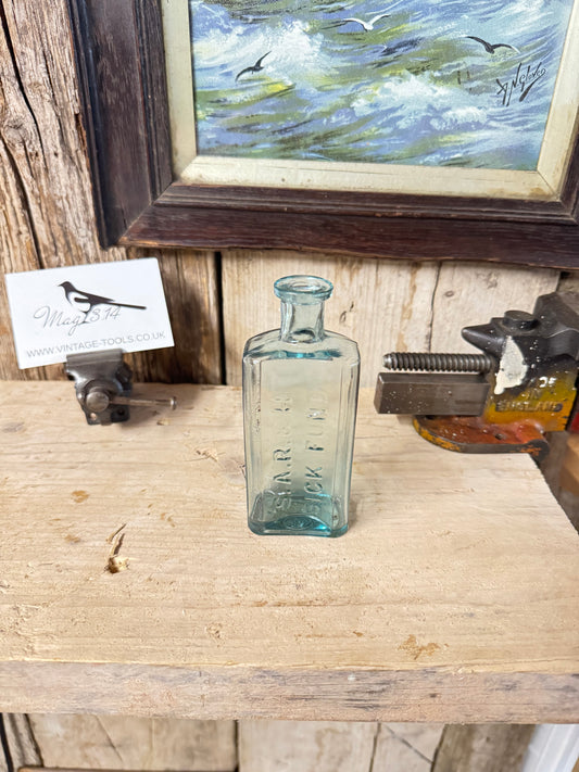 Antique S.A.R & H Glass Medicine Bottle