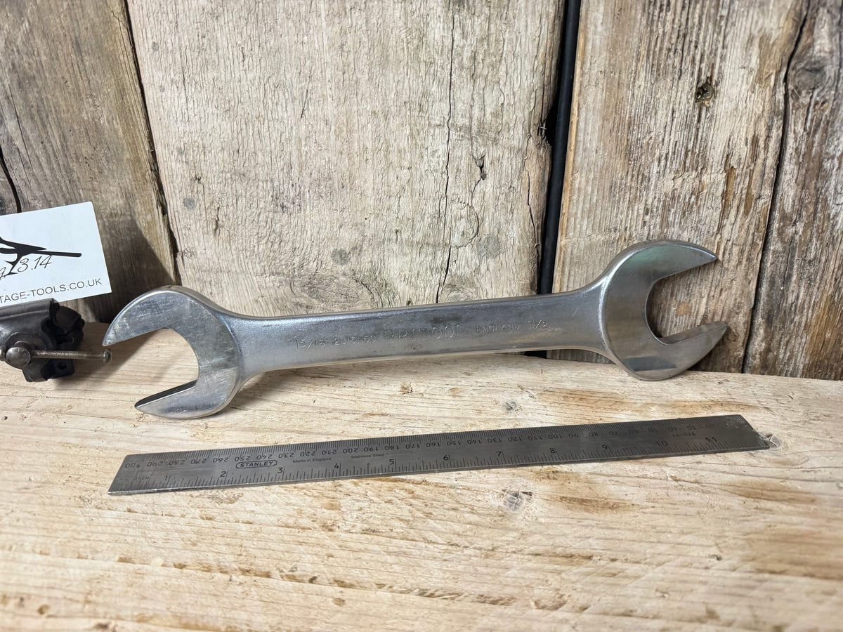 Britool 2J131150 15/16" & 1 1/2" Open Combination Spanner