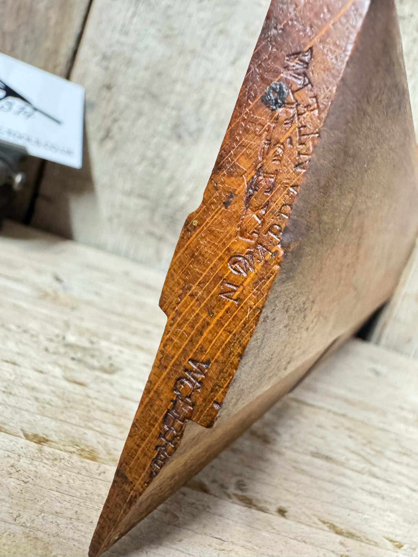 Thomas Bradburn & Son Beechwood Side Rabbet Moulding Plane