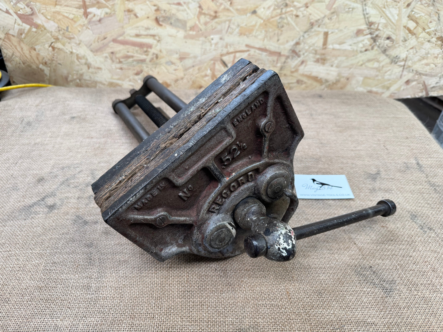 Record No 5 1/2 Woodworkers Vice