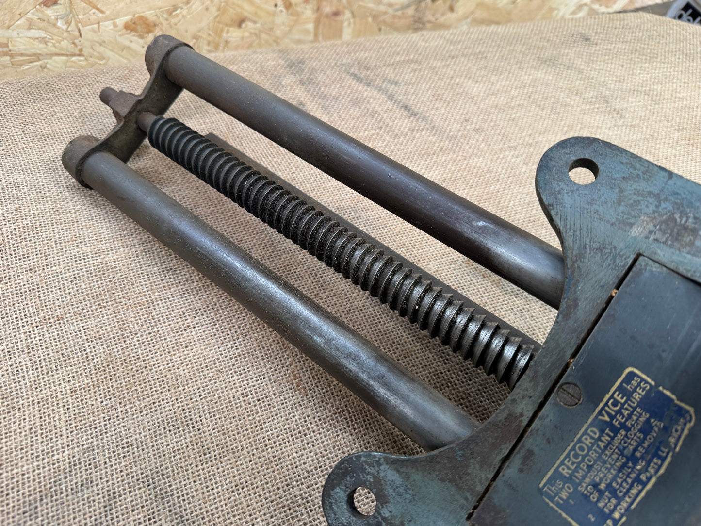 Record No 5 1/2 Woodworkers Vice