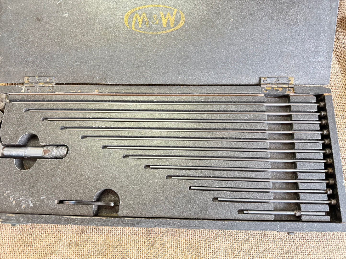 Moore & Wright Depth Gauge Micrometer Set 0-12”