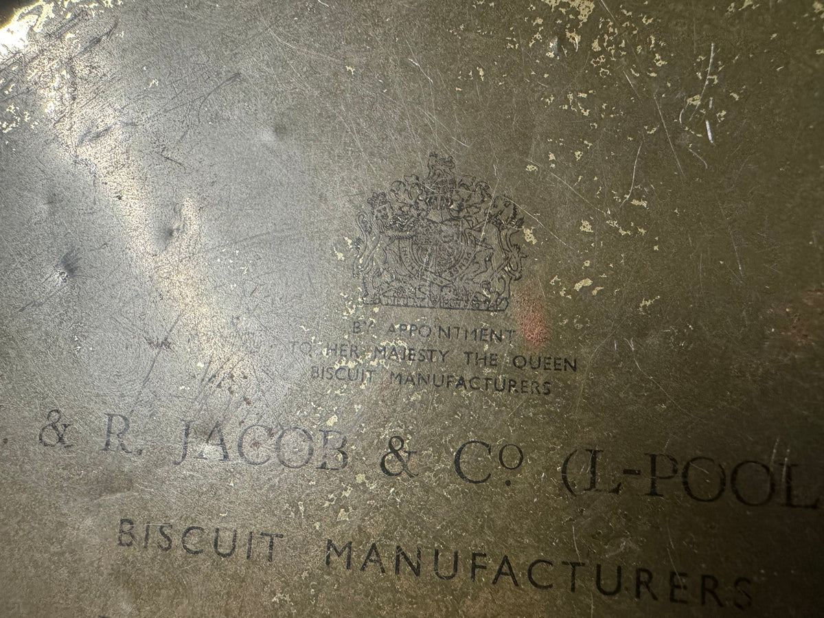 Vintage WR Jacob & Co Musical Themed Biscuit Tin