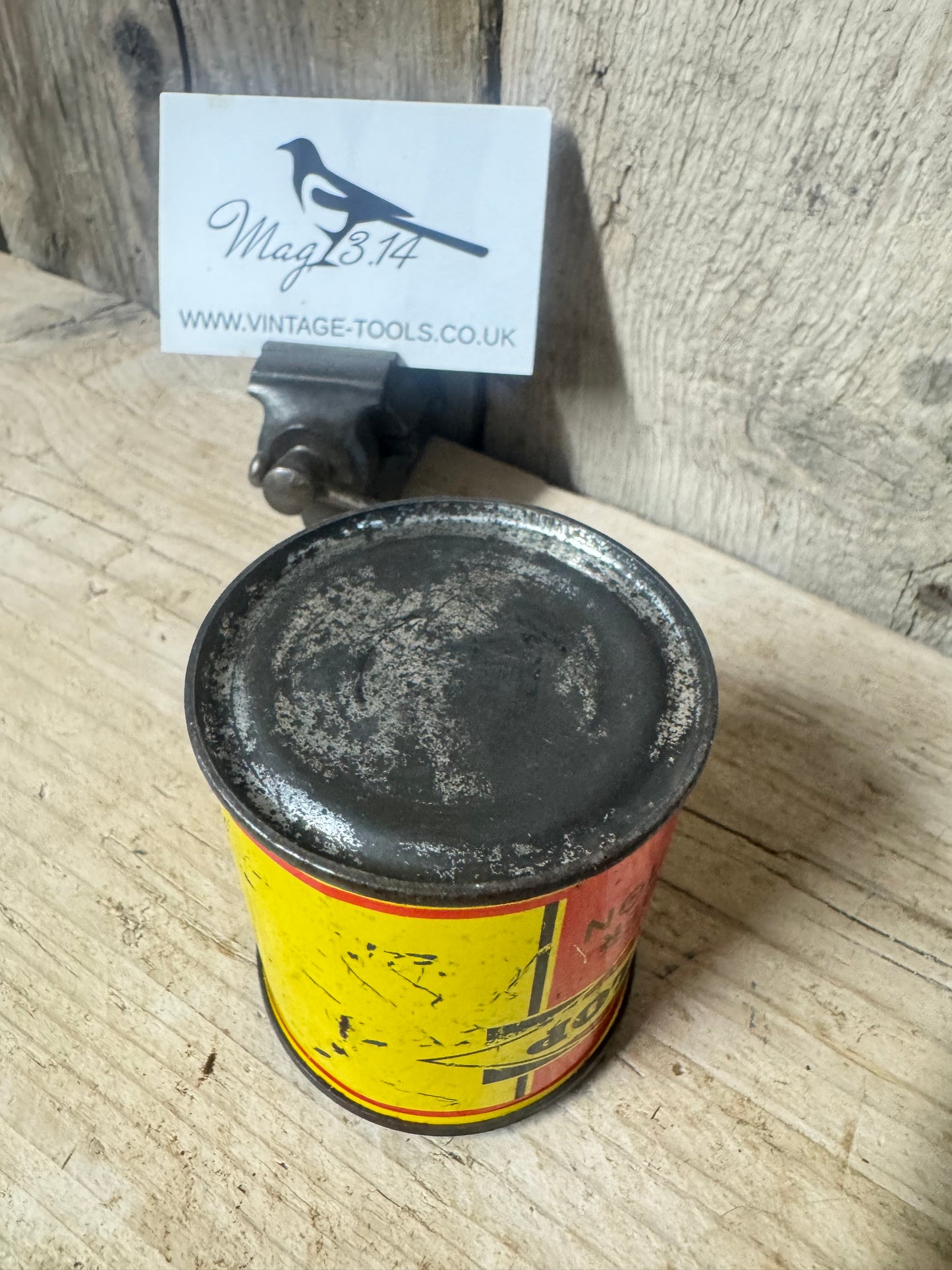 Vintage Dunlop Rubber Solution Tin