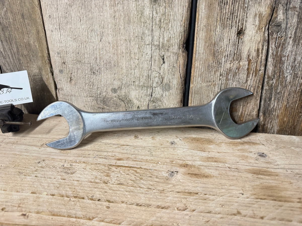 Britool 2J131150 15/16" & 1 1/2" Open Combination Spanner