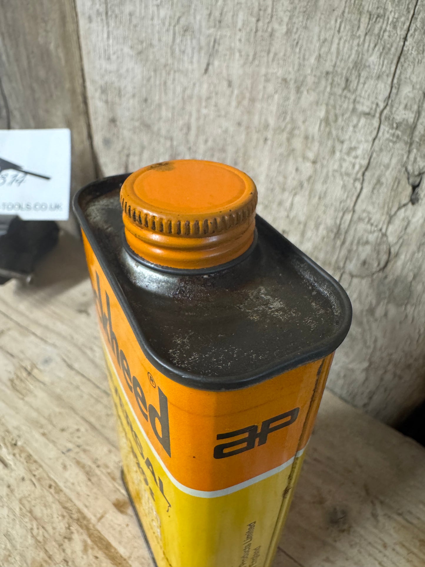 Vintage Lockheed Universal Series 329s Disc & Drum Brake Fluid Tin