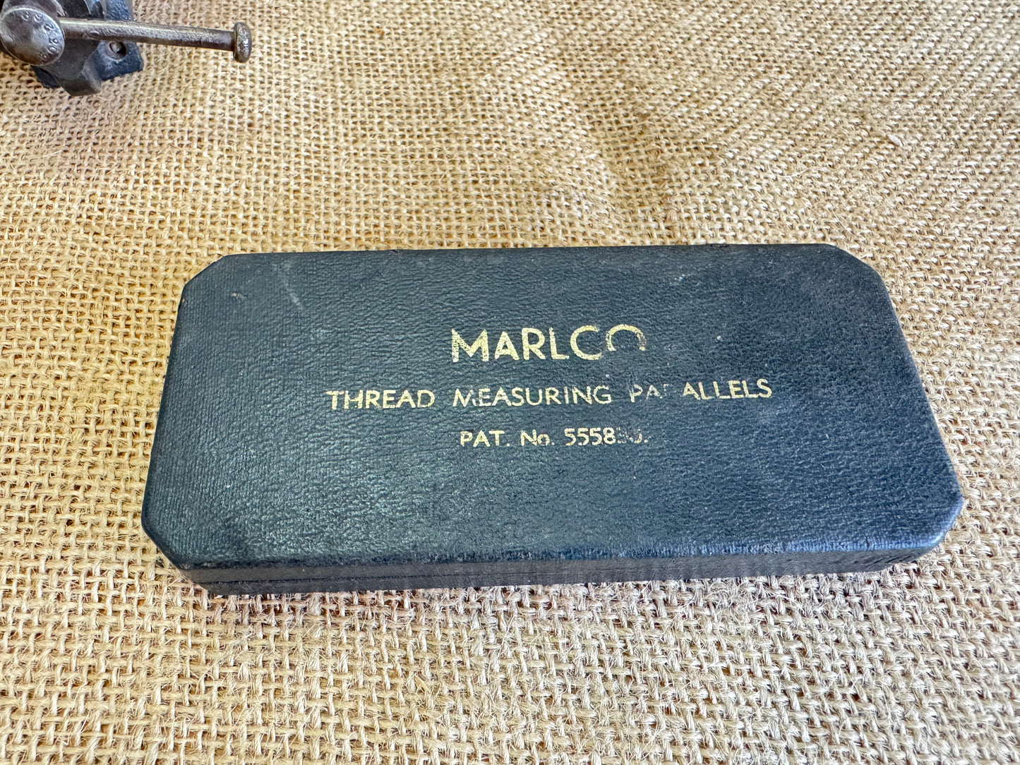 Marlco Whitworth Thread Measuring Parallels