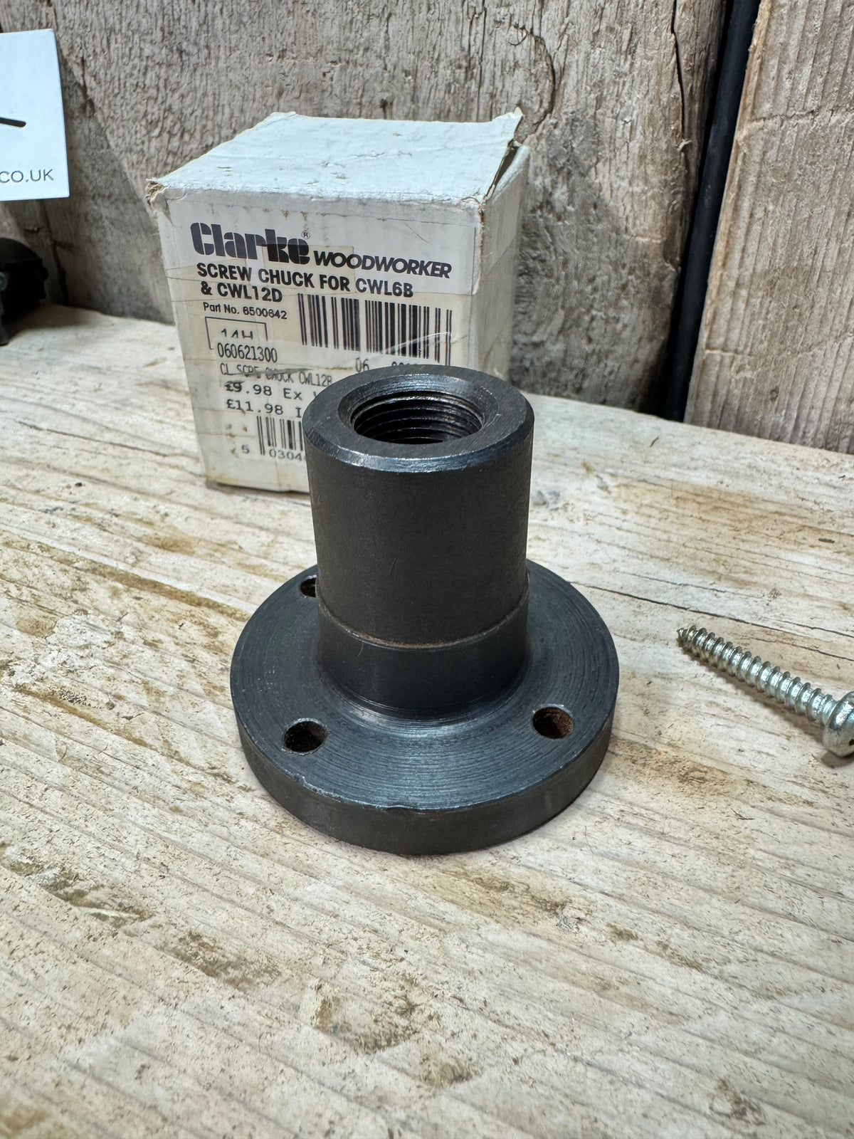 Clarke Screw Chuck for CWL6B & CWL12D