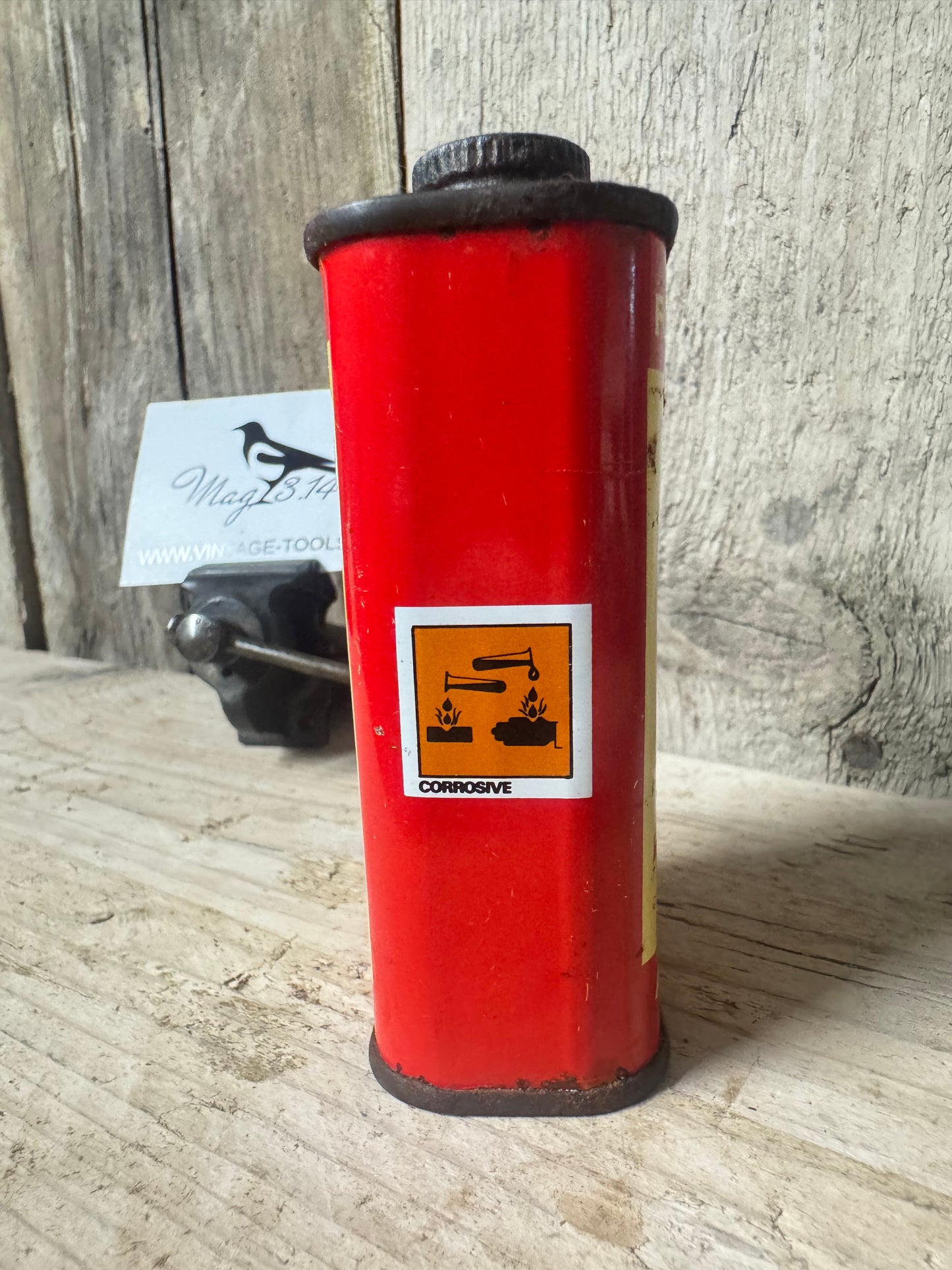 Vintage Baker's Soldering Fluid No. 3 Tin