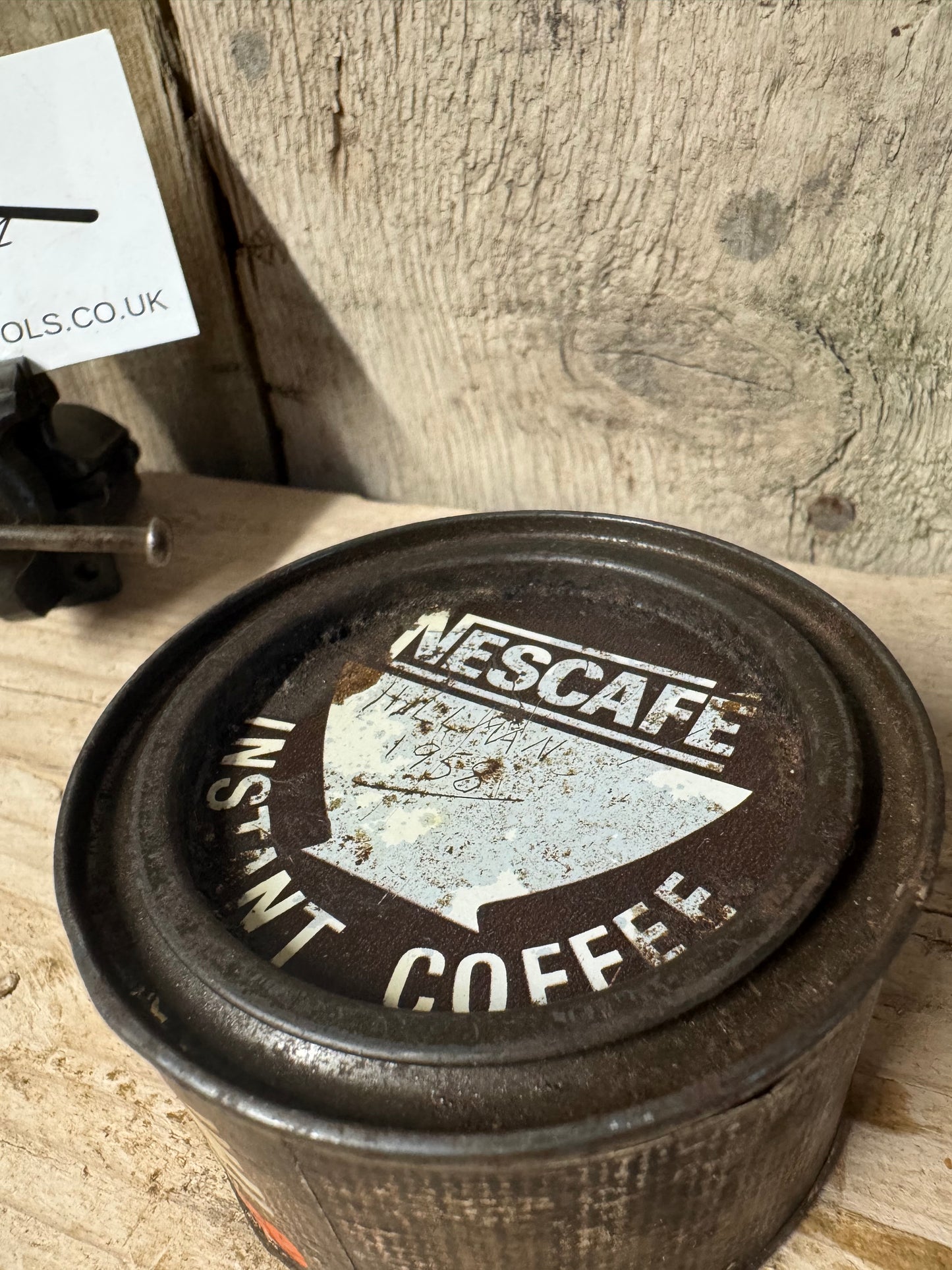 Vintage Nescafe Instant Coffee 1oz Tin