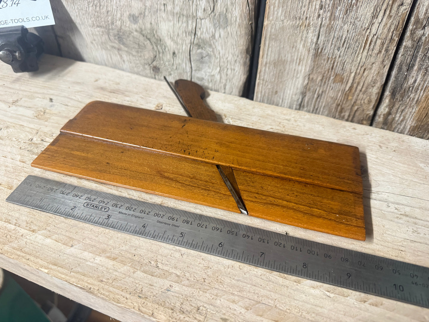 Beechwood Round Moulding Plane 1/8"
