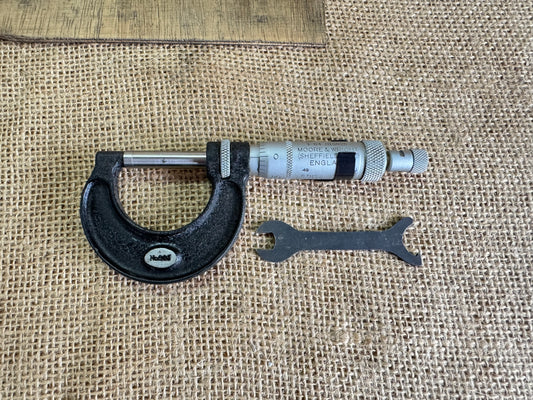 Moore & Wright No 965 0-1” Micrometer