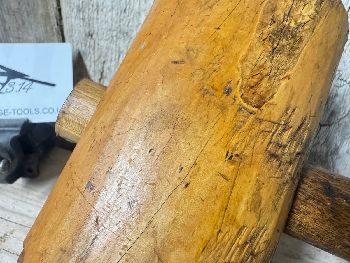 Vintage 24oz User Made Wooden Mallet