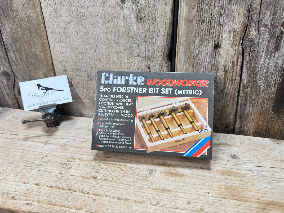 Clarke Woodworker 5pc Forstner Bit Set (Metric)