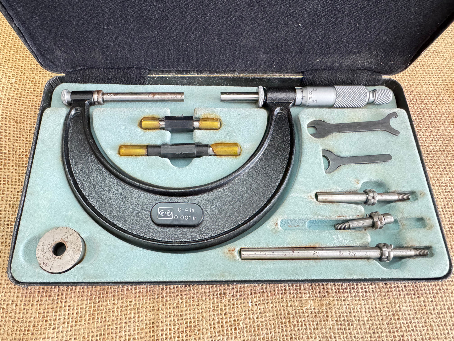 Moore & Wright No 941X 0-4” Micrometer Set