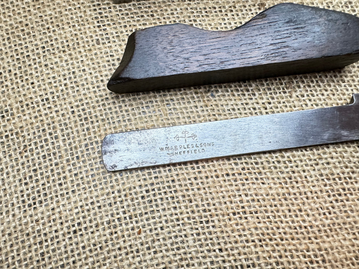 Antique Steel Bullnose Woodplane with 1” Marples Iron