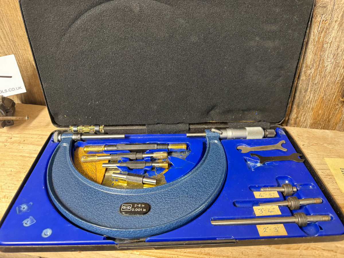 Moore & Wright No 942 2-6" Micrometer