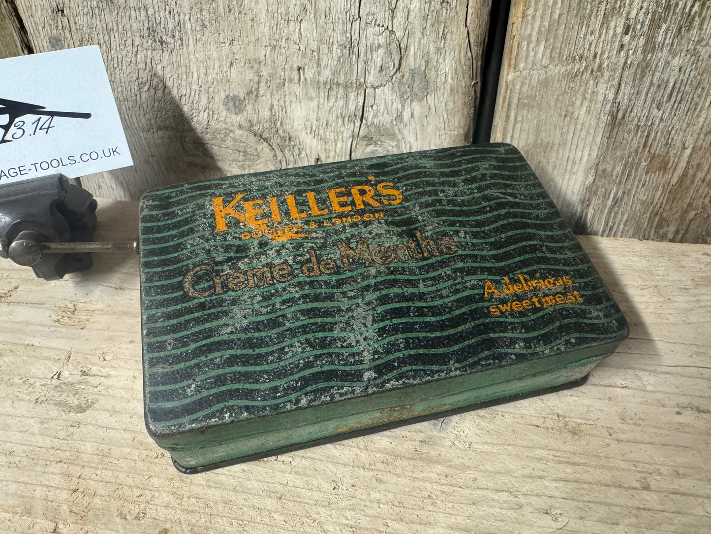 Keiller’s Crème De Menthe Tin.