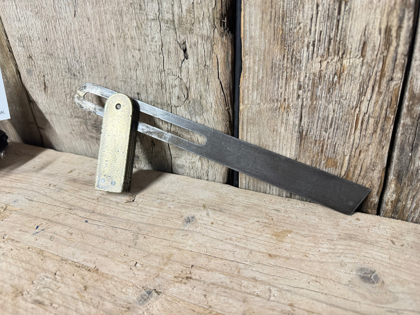 Apprentice Made Bronze Sliding Bevel