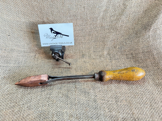 Moore & Wright No 6 Copper Head Soldering / Tinning Iron