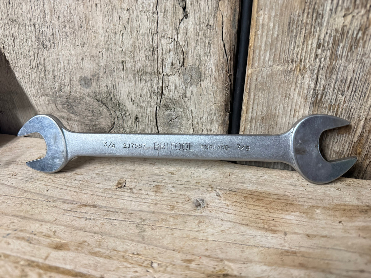 Britool 2J7587 3/4" & 7/8" Open Combination Spanner