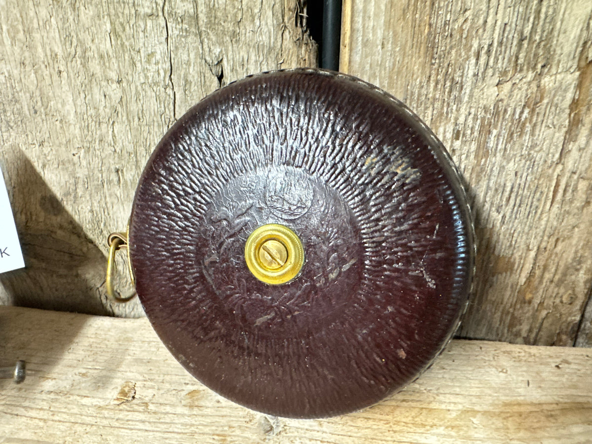 Whale Brand Leather & Brass Case 16m / 50ft Tape Measure