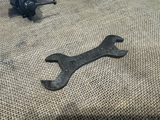 Pressed Steel Spanner marked Reg 7613-8G