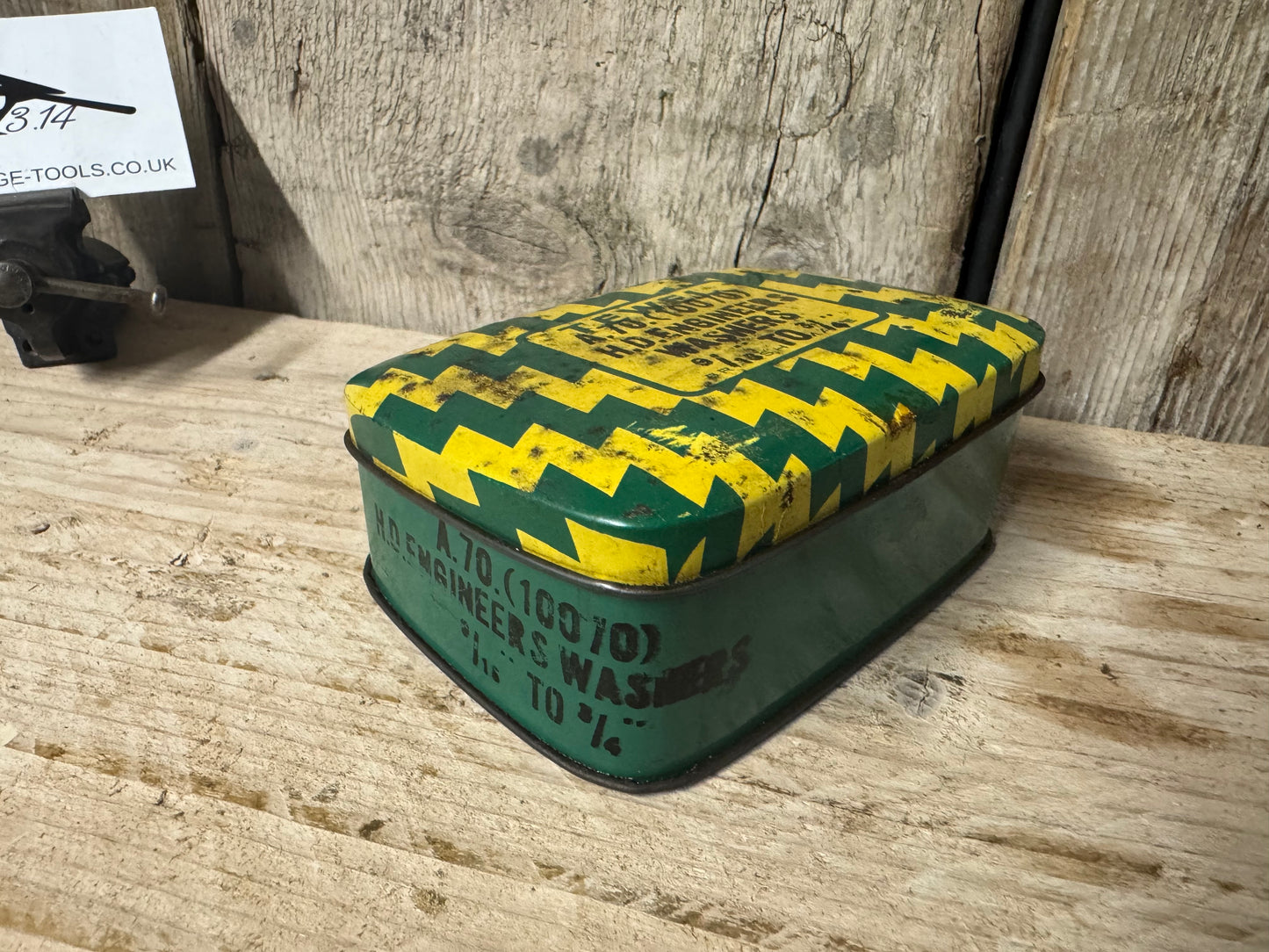 Vintage Tewel Engineers Washers Tin