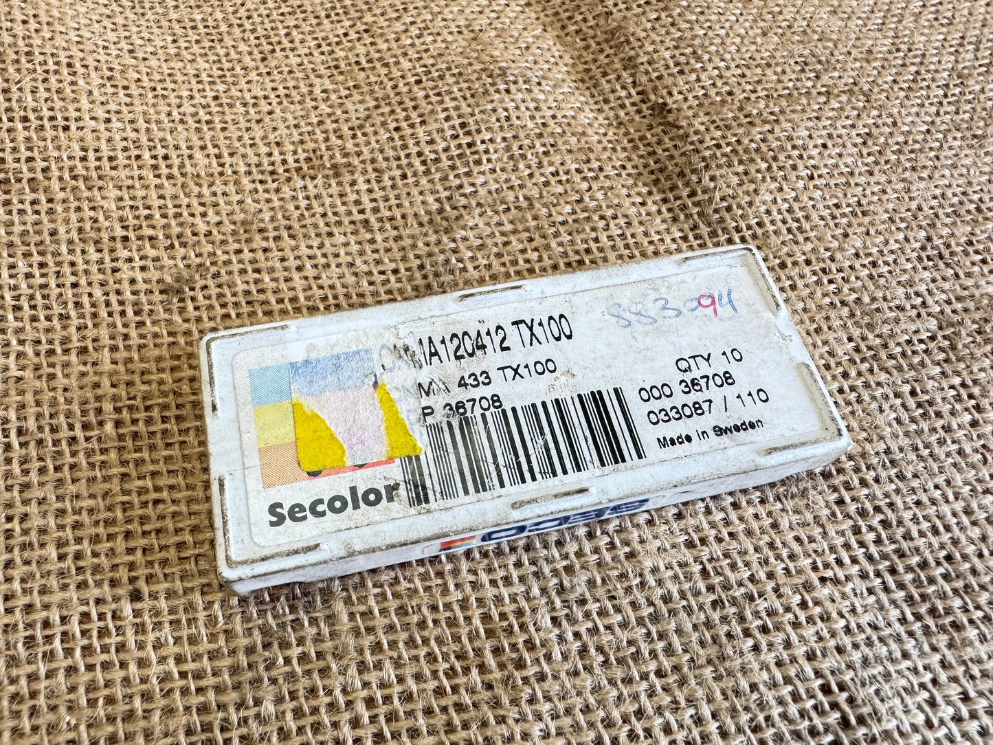 SECO CNMA120412 TX100 Carbide Inserts x 10