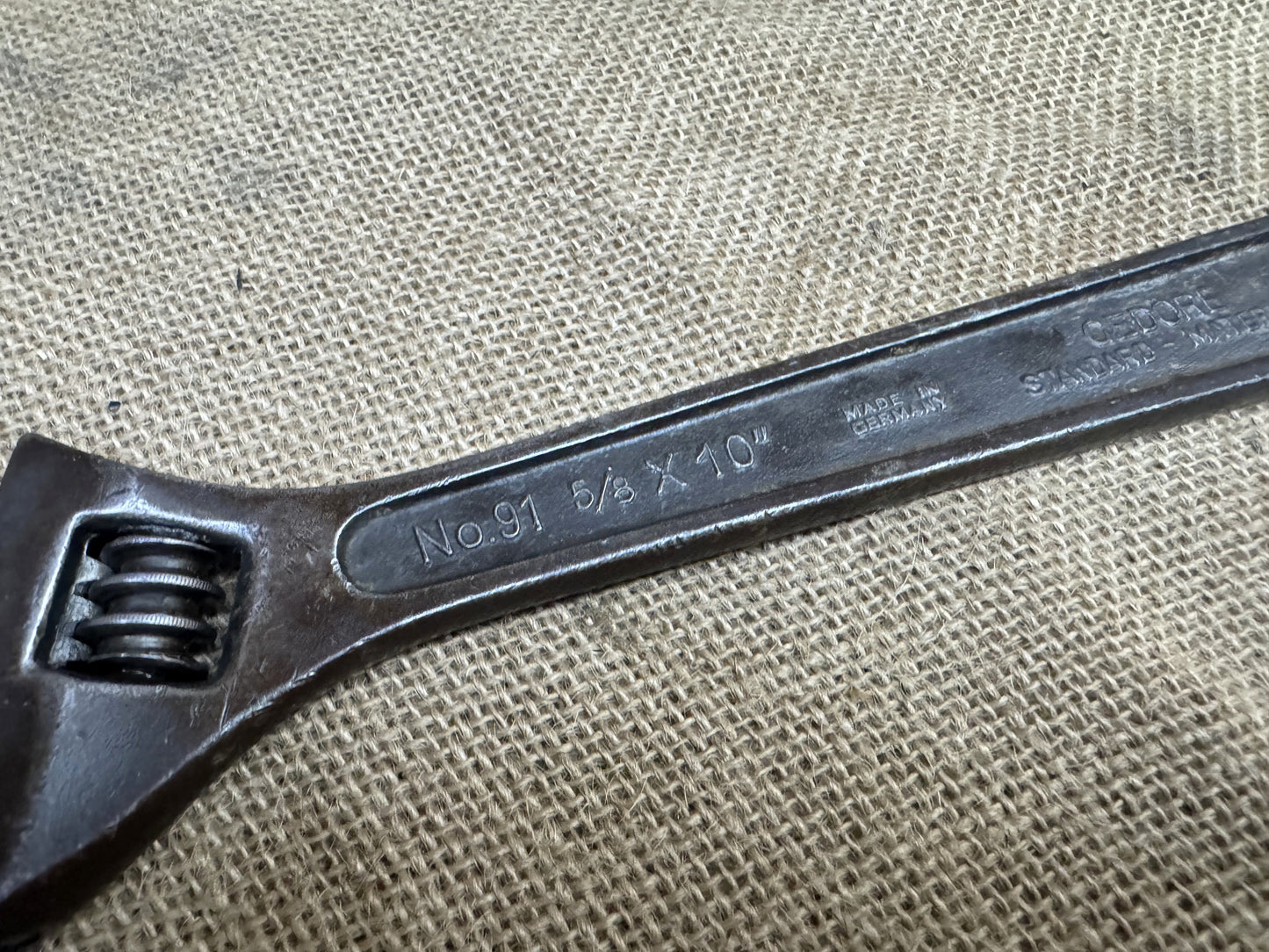 Gedore No 91 5/8" x 10" Adjustable Spanner