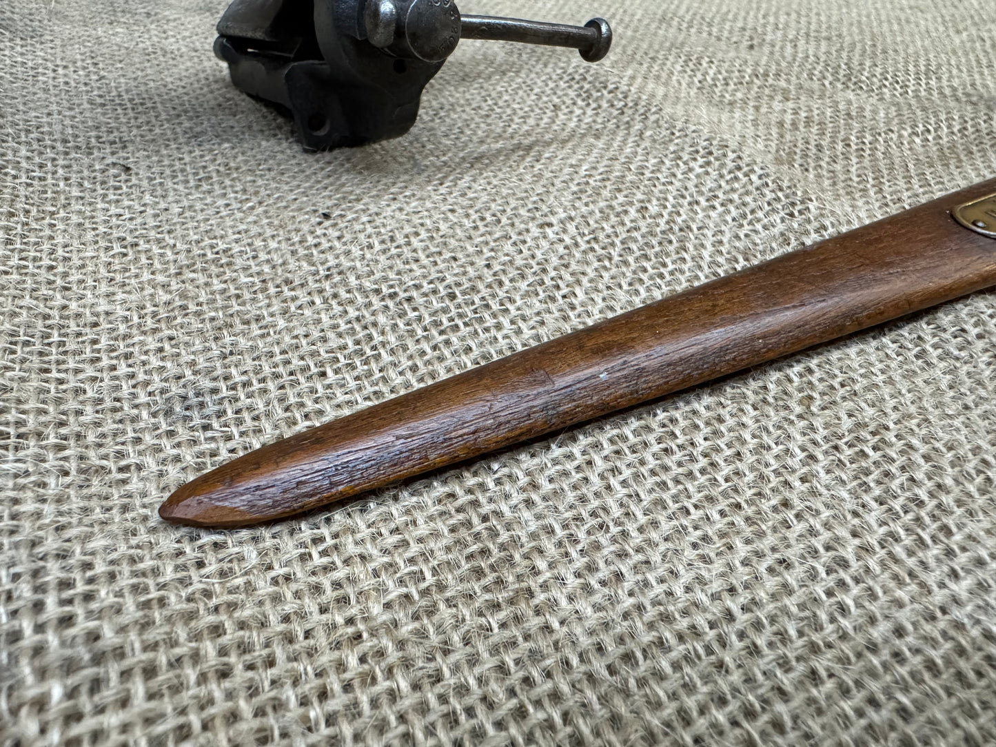 HMS Valiant Teak Letter Opener