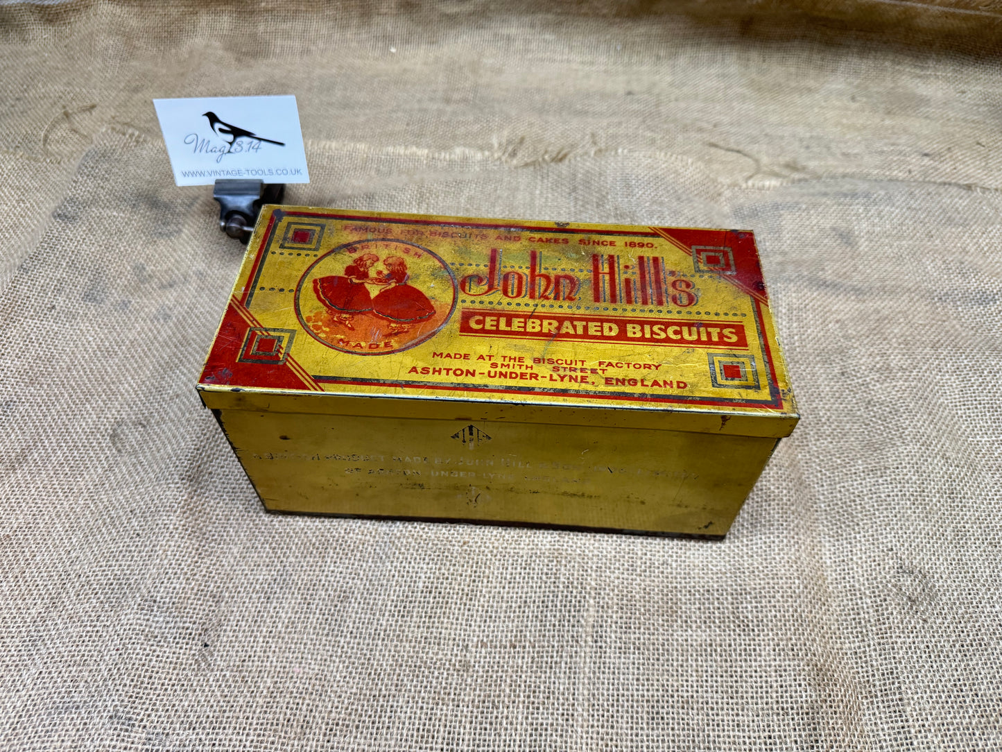 John Hills Celebrated Biscuits Tin