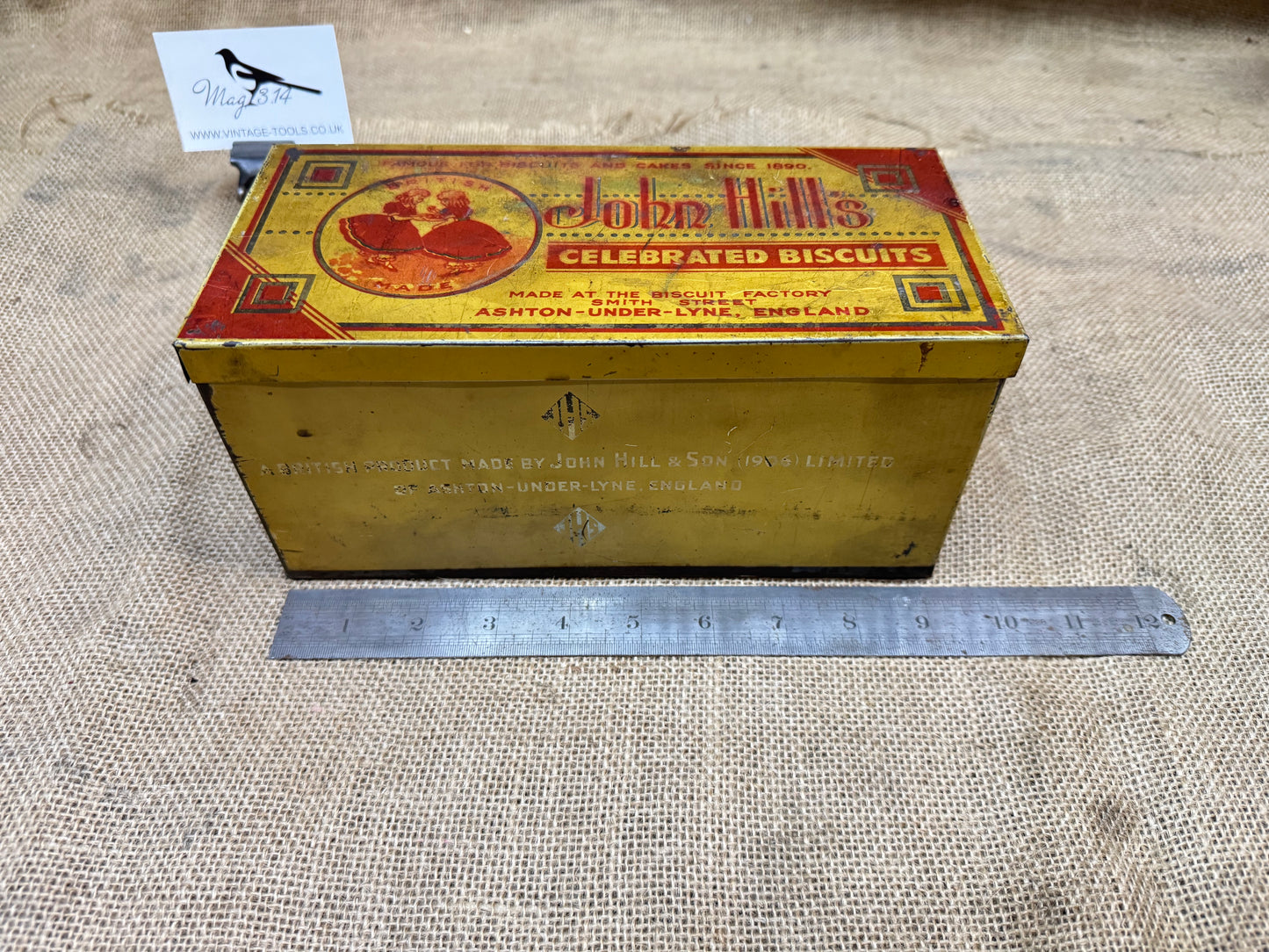 John Hills Celebrated Biscuits Tin