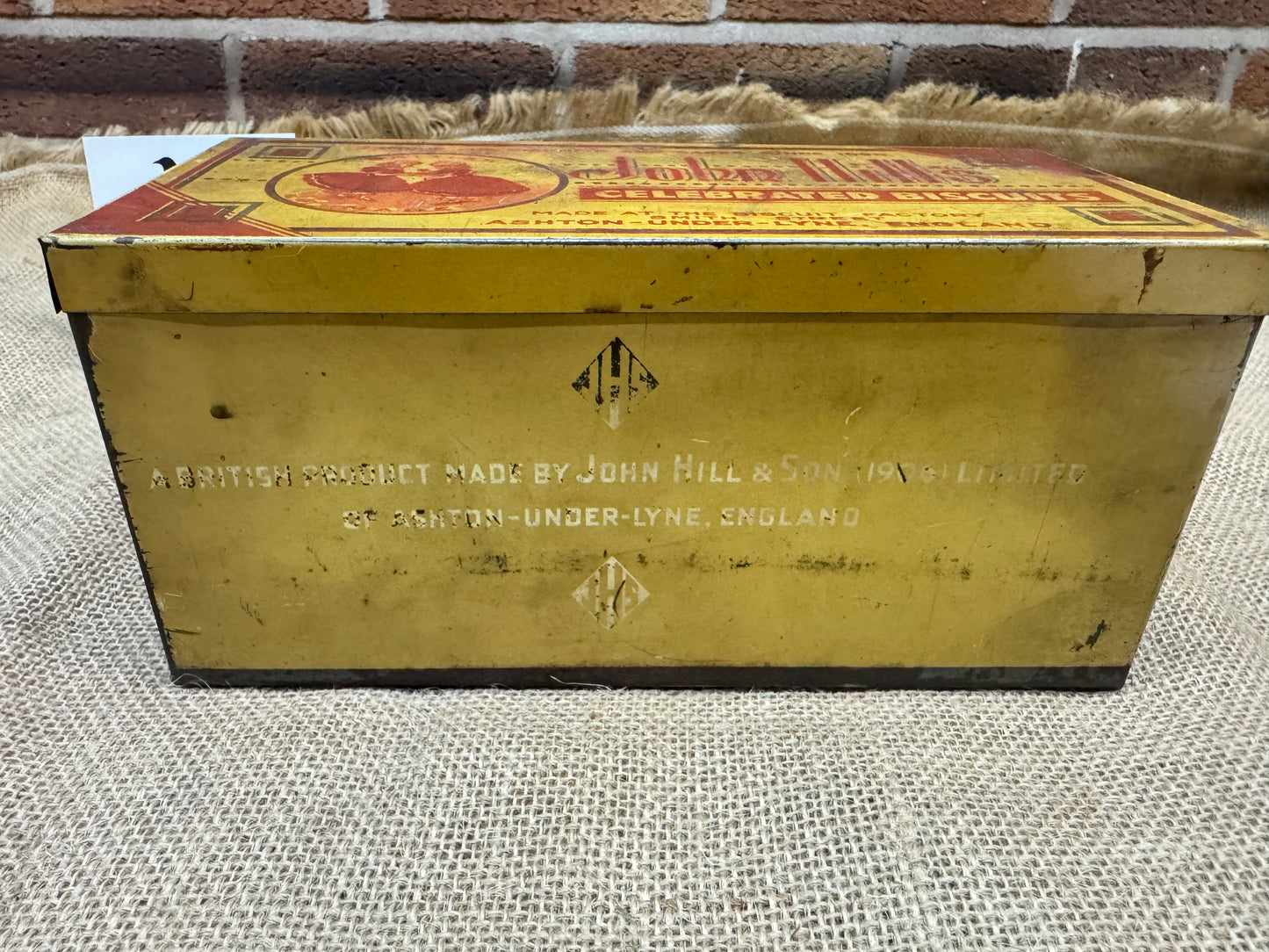 John Hills Celebrated Biscuits Tin