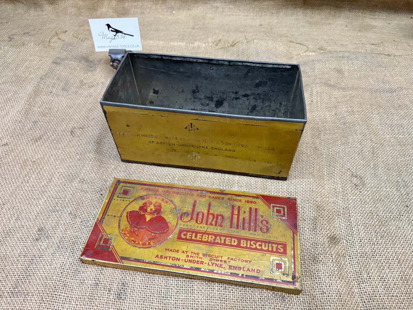 John Hills Celebrated Biscuits Tin