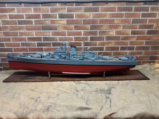 Vintage RC Model of The U.S.S. Newport News