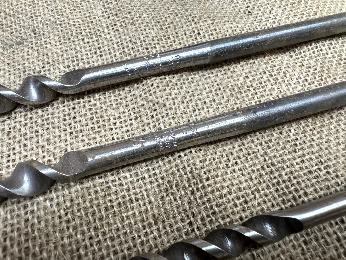 Scotch Eye W.M Ridgway Auger Bits G.P.O 1970's