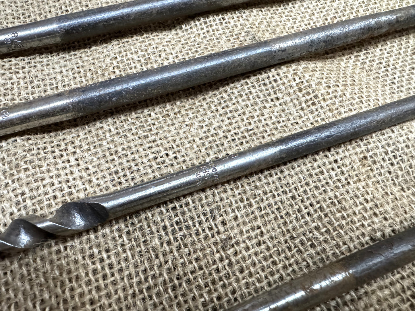 Scotch Eye W.M Ridgway Auger Bits G.P.O 1970's